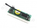 Display 3-in-1 klok / temperatuur / voltage rood
